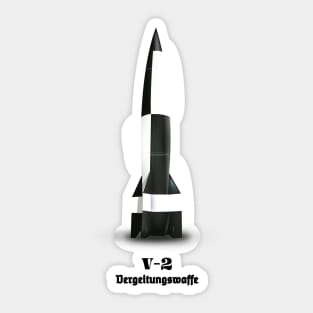 V2 World War 2 rocket Sticker